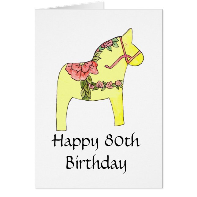 Carte 80e anniversaire (Devant)