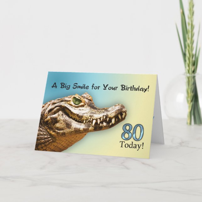 Carte 80e anniversaire (Devant)