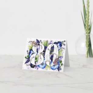 Carte 80e anniversaire
