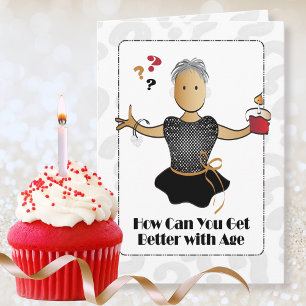Carte 80e anniversaire gratuit pour son doux groupe ethn