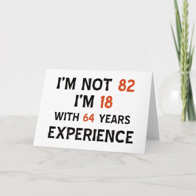 Carte 82e anniversaire (Devant)