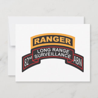 Carte 82e Défilement LRS aéroporté, onglet Ranger