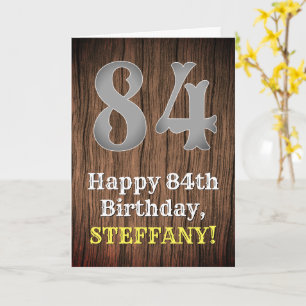 Carte 84e anniversaire : Pays inspiré par l'Ouest Look,
