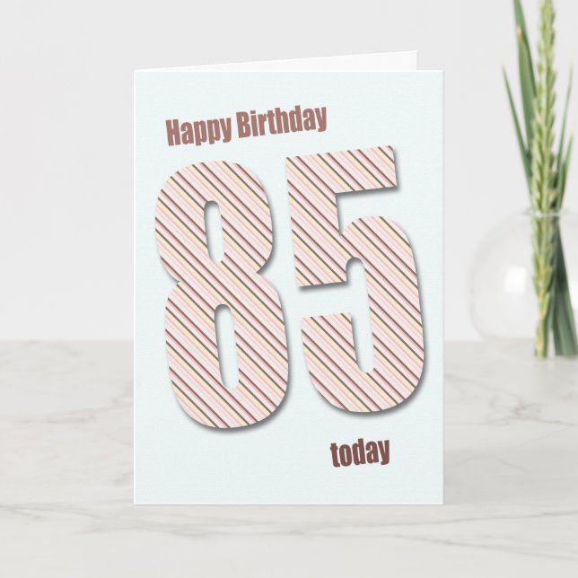 Carte 85e anniversaire (Devant)