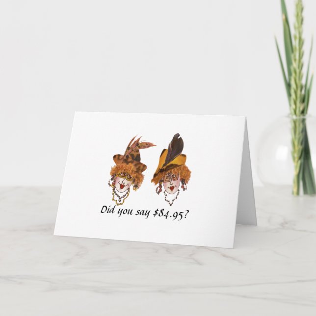 Carte 85e anniversaire humoristique pour les femmes (Devant)