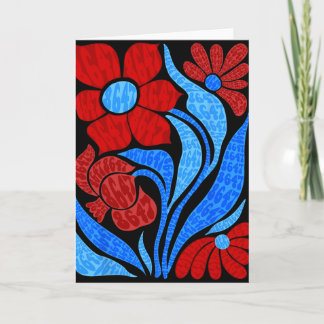 Carte 8647 4 juillet États-Unis Drapeau américain Boho