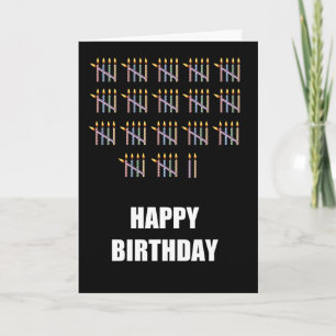 Carte 87e anniversaire avec bougies