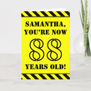 Carte 88e anniversaire : Jeu de style graphique, Nom per