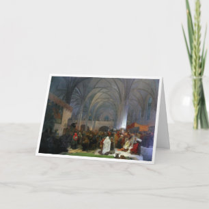 Carte #8 Maître Jan Hus Prêcher à la chapelle de Bethlée