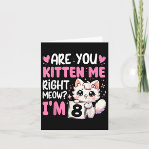 Carte 8e anniversaire pour les filles 8 ans 8 ans Vieux 