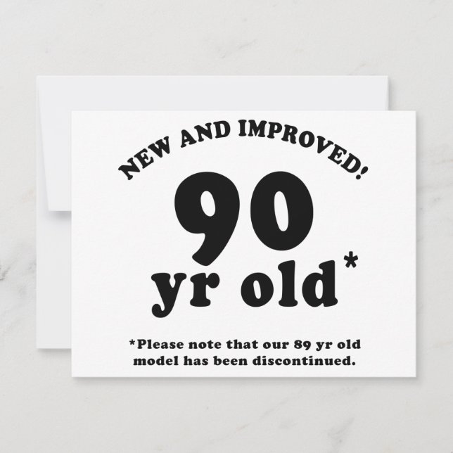 Carte 90e anniversaire Gag Dons (Devant)