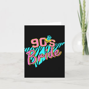 Carte 90s Bride Bridesmaid Retro Matching Bachelorette P