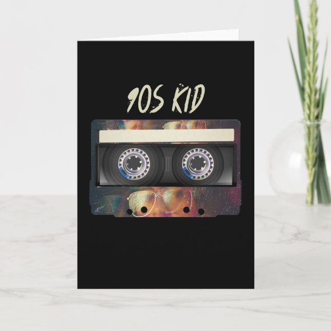 Carte 90s Vibe Mixtape Cassette 90's (Devant)