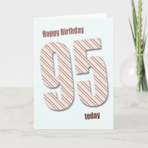 Carte 95e anniversaire