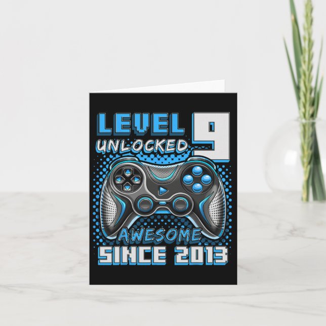 Carte 9 Déverrouillé Awesome 2013 jeu vidéo 9e anniversa (Devant)