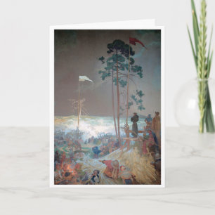 Carte #9 La réunion à Krizky, Mucha