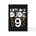 9e anniversaire 9 ans fête des garçons Anniversair