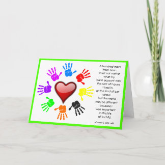 Carte A0001.I Fait une différence.Card.1