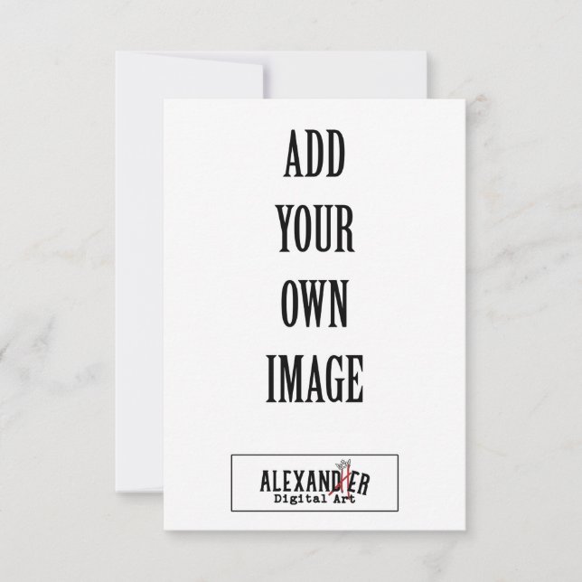 Carte A1 verticale 3,5 x 5 po (Devant)