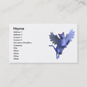 Carte à ailes de profil de Kitty