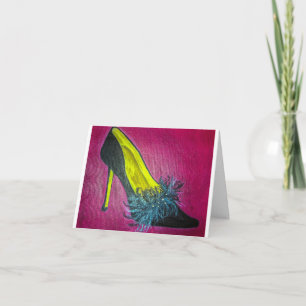 Carte à chaussures élégante