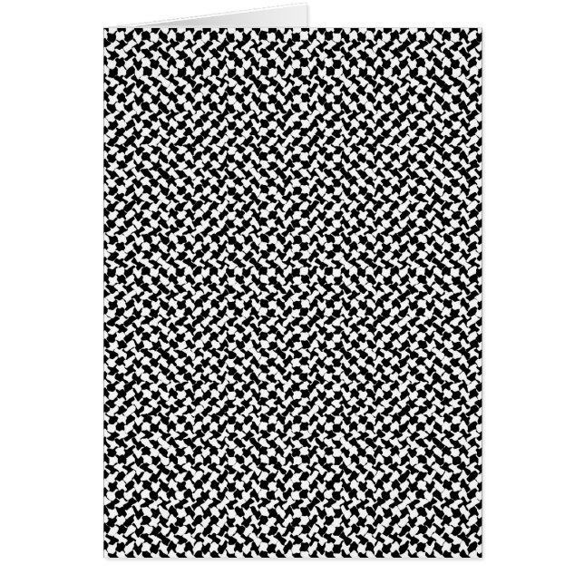 Carte à chèques en noir blanc (Devant)