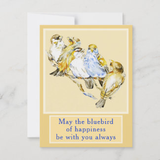 Carte à cinq oiseaux en tout temps