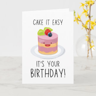 Carte A cute and funny birthday greeting card featuring