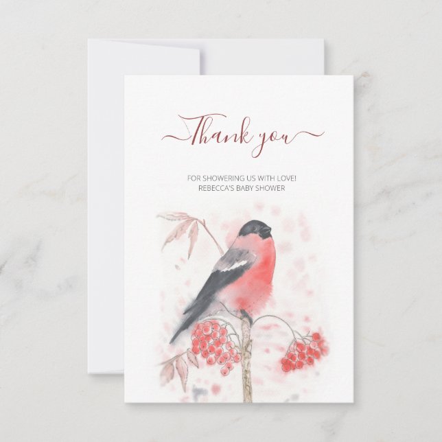 Carte À feuillage persistant bébé il fait froid dehors b (Devant)