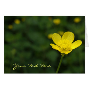 Carte à fleurs Buttcup