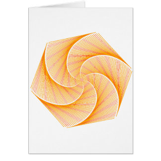 Carte à fleurs en maths d'or