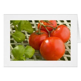 Carte à grappes de tomates