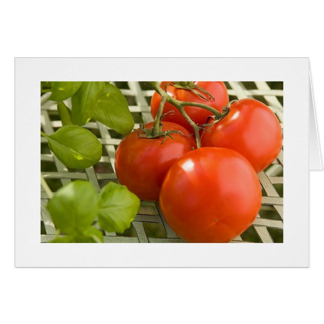 Carte à grappes de tomates (Devant horizontal)