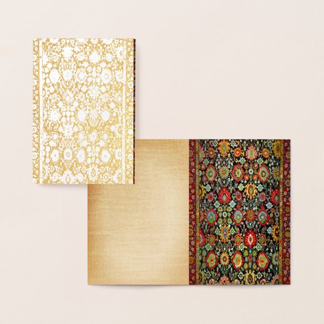 Carte à huile d'or pour tapis orientaux (Affichage)