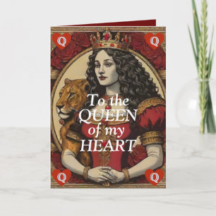 Carte à jouer de Valentine