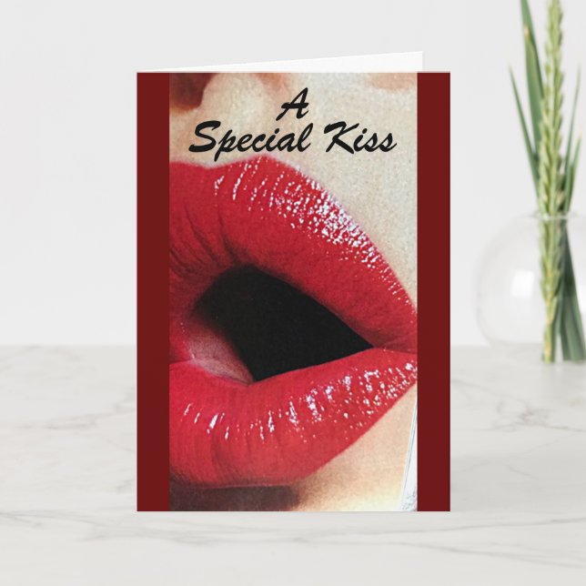 CARTE A **KISS SPÉCIAL** POUR VOTRE ANNIVERSAIRE (Devant)