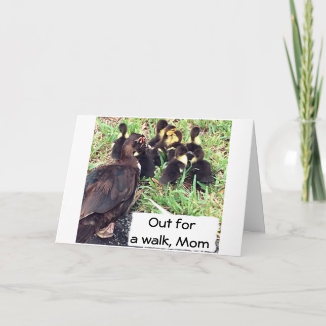 CARTE À LA FAMILLE DES CANARDS DE MOM DIT ENSEMBLE-JOYEU (Devant)