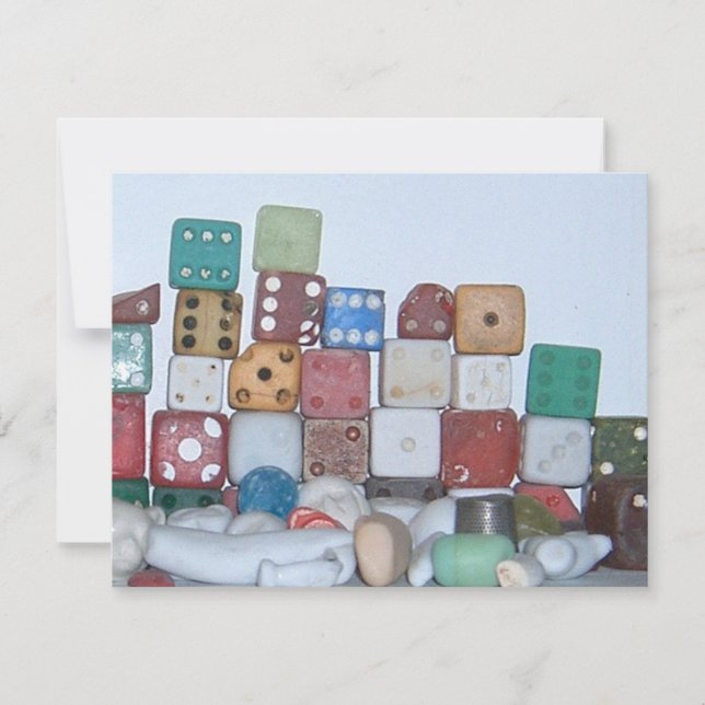 Carte A la plage Objets trouvés (Devant)