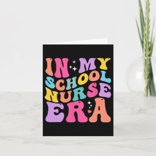 Carte À L'Ère De L'Infirmière Super À L'École