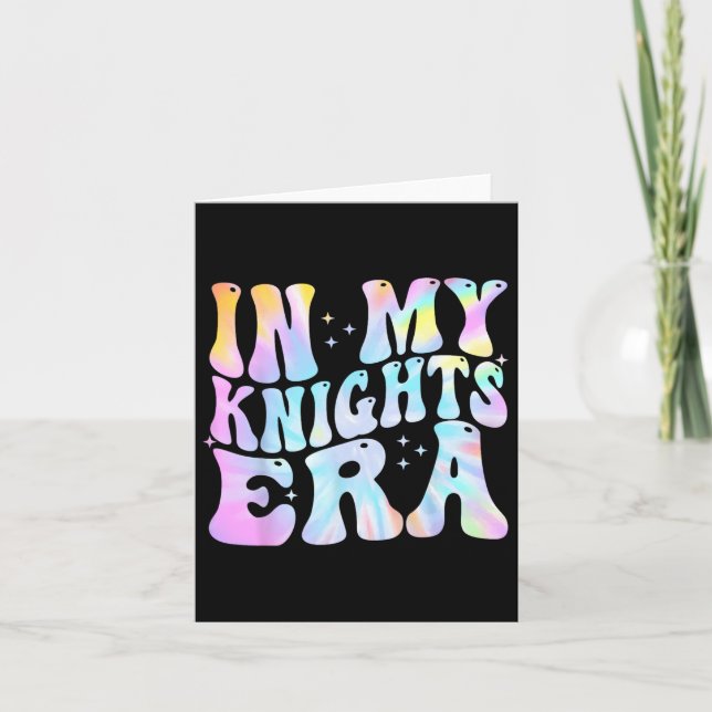 Carte À l'ère de mes chevaliers, jeu d'esprit de rentrée (Devant)