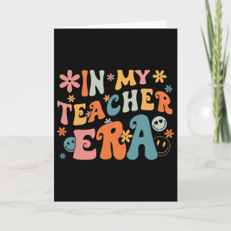 Carte À l'ère de mon professeur, premier jour d'école, r