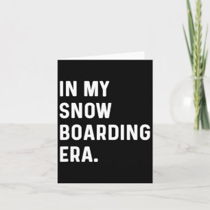 Carte À l'ère du snowboard - Snowboard - Hiver neige