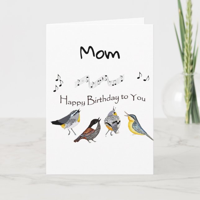 CARTE À MA MÈRE ET MON MEILLEUR AMI ANNIVERSAIRE (Devant)