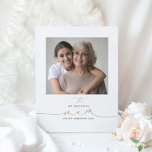 Carte À ma mère Mariage Message du matin Photo