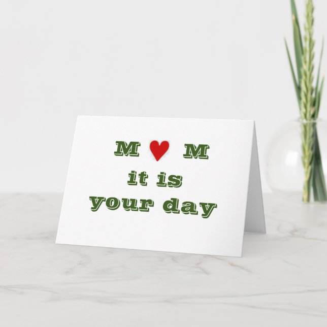 CARTE À MA * MÈRE* SUR VOTRE "ANNIVERSAIRE VOUS CÉLÈBRE (Devant)