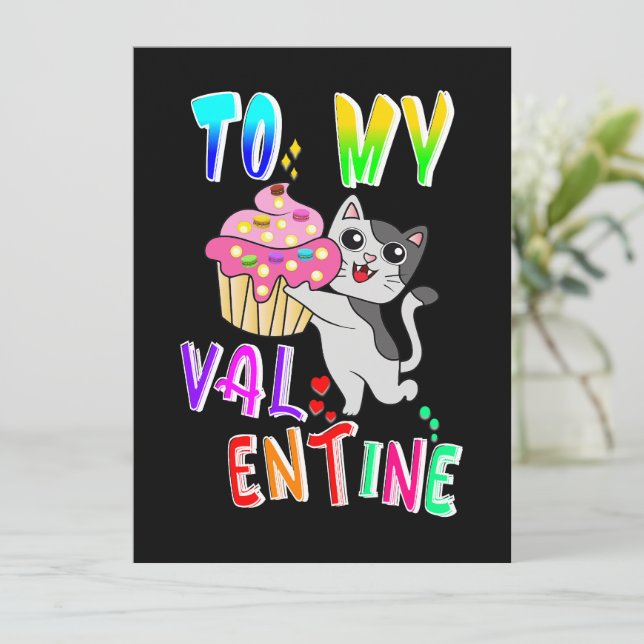 Carte À ma Saint Valentin (Debout devant)