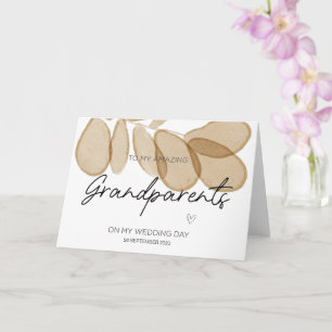 Carte À mes grands-parents Mariage Merci  De Bride Ca