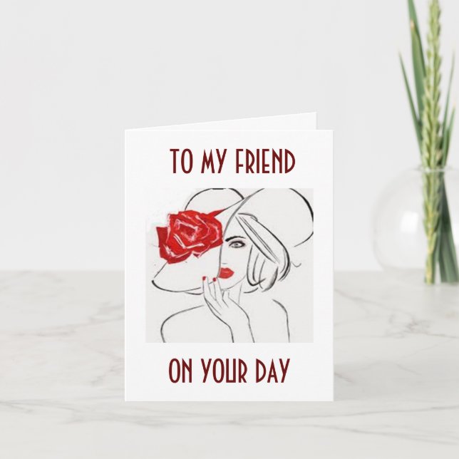 CARTE À MON AMI-RELAX, PAMPER-VOUS À L'ANNIVERSAIRE (Devant)