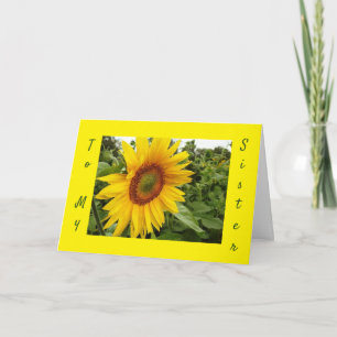 CARTE À MON AMOUREUX ANNIVERSAIRE *SOEUR*-HEUREUX