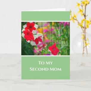CARTE "À MON AUTRE MAMAN"/JOYEUSE FÊTE DES MÈRES/FLORAL